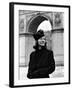 Poet Edna St. Vincent Millay Standing Outdoors in Washington Square Park-Alfred Eisenstaedt-Framed Premium Photographic Print