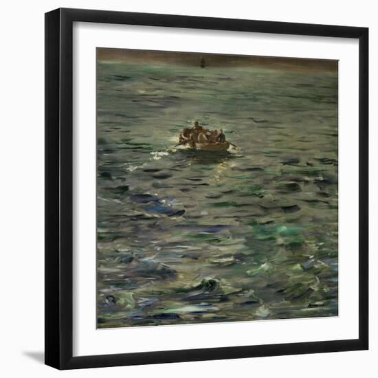 Poet Henri de Rochefort condemned after the Commune of 1871.Paint 1880/81. Canvas, 80 x 73 cm-Edouard Manet-Framed Premium Giclee Print