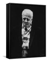 Poet Robert Frost-Dmitri Kessel-Framed Stretched Canvas