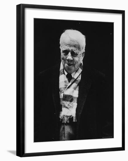 Poet Robert Frost-Dmitri Kessel-Framed Premium Photographic Print