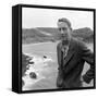 Poet Robinson Jeffers, Big Sur, California April 1948-Nat Farbman-Framed Stretched Canvas