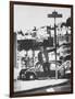 Poet Rod McKuen Swinging from Sign Which is Title of One His Songs, Stanyan Street-Ralph Crane-Framed Photographic Print