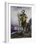 Poète mort porté par un centaure-Gustave Moreau-Framed Giclee Print