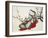 Poetess Ono No Komachi (Ca 825-900) from L'Art Magazine, 1875, Japanese Civilization-null-Framed Giclee Print