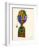 Poetic Faces, 2013-Oglafa Ebitari Perrin-Framed Giclee Print