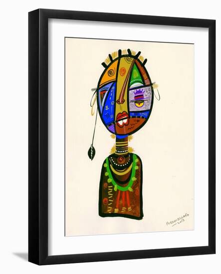 Poetic Faces, 2013-Oglafa Ebitari Perrin-Framed Giclee Print