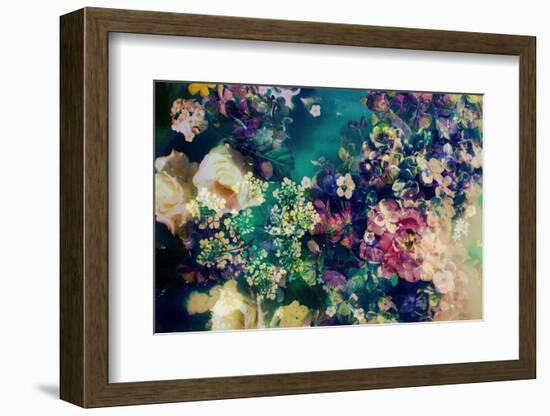 Poetic Flowers in Water-Alaya Gadeh-Framed Photographic Print