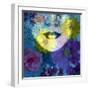 Poetic Montage of a Portrait with Colorful Floral Ornaments-Alaya Gadeh-Framed Photographic Print