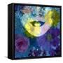 Poetic Montage of a Portrait with Colorful Floral Ornaments-Alaya Gadeh-Framed Stretched Canvas