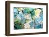 Poetic Photographic Layer Work from White and Blue Flowers with Textures-Alaya Gadeh-Framed Photographic Print