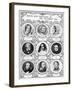 Poets and Novelists of the Victorian Era, Late 19th Century-null-Framed Giclee Print