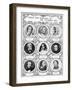 Poets and Novelists of the Victorian Era, Late 19th Century-null-Framed Giclee Print