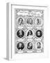 Poets and Novelists of the Victorian Era, Late 19th Century-null-Framed Giclee Print