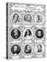 Poets and Novelists of the Victorian Era, Late 19th Century-null-Stretched Canvas