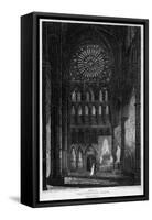 Poets' Corner, Westminster Abbey, London, 1815-Lewis-Framed Stretched Canvas
