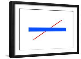 Poggendorff Illusion-Science Photo Library-Framed Photographic Print