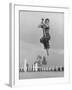 Pogo Stick Champion Donald Saboe Jr-George Skadding-Framed Photographic Print