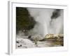 Pohutu Geyser at Te Puia Wakarewarewa Geothermal Village, Rotorua, Taupo Volcanic Zone, New Zealand-Kober Christian-Framed Photographic Print