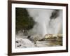 Pohutu Geyser at Te Puia Wakarewarewa Geothermal Village, Rotorua, Taupo Volcanic Zone, New Zealand-Kober Christian-Framed Photographic Print