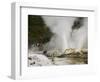 Pohutu Geyser at Te Puia Wakarewarewa Geothermal Village, Rotorua, Taupo Volcanic Zone, New Zealand-Kober Christian-Framed Photographic Print