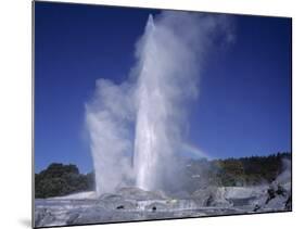 Pohutu Geyser at Whakarewarewa, Rotorua, South Auckland, North Island, New Zealand, Pacific-Desmond Harney-Mounted Photographic Print