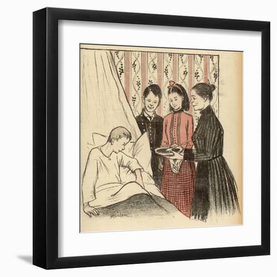 Poil de Carotte, Redhead-null-Framed Art Print