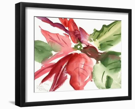 Poinsettia, 2003-Claudia Hutchins-Puechavy-Framed Giclee Print