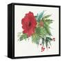 Poinsettia Bouquet-PI Studio-Framed Stretched Canvas