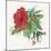 Poinsettia Bouquet-PI Studio-Mounted Art Print