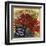 Poinsettia Brand - Fillmore, California - Citrus Crate Label-Lantern Press-Framed Art Print