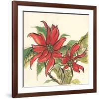 Poinsettia II-Chris Paschke-Framed Art Print