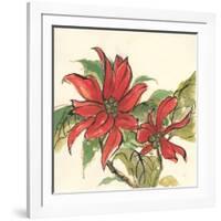 Poinsettia II-Chris Paschke-Framed Art Print