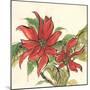 Poinsettia II-Chris Paschke-Mounted Art Print