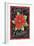 Poinsettia Merry Christmas Flag-Melinda Hipsher-Framed Giclee Print