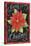 Poinsettia Merry Christmas Flag-Melinda Hipsher-Stretched Canvas