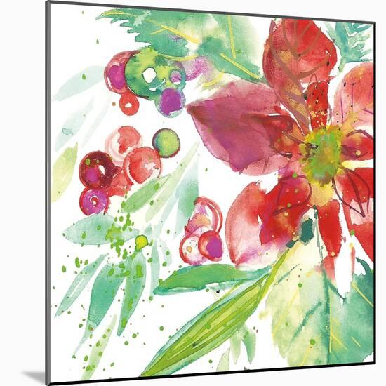 Poinsettia Pretty IV-Kristy Rice-Mounted Art Print