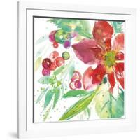 Poinsettia Pretty IV-Kristy Rice-Framed Art Print