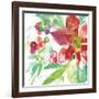 Poinsettia Pretty IV-Kristy Rice-Framed Art Print