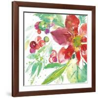 Poinsettia Pretty IV-Kristy Rice-Framed Art Print