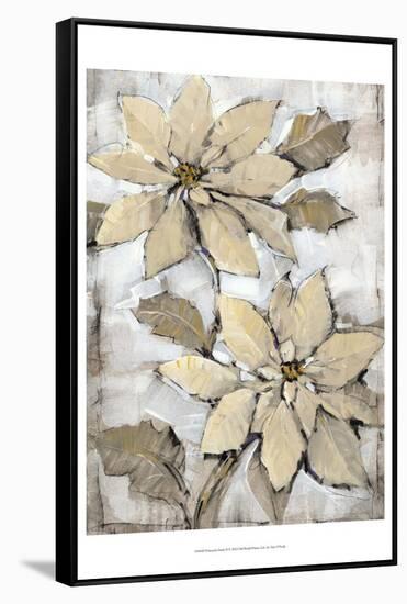 Poinsettia Study II-Tim O'toole-Framed Stretched Canvas