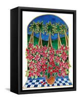 Poinsettias and Palm Trees-Stockbyte-Framed Stretched Canvas