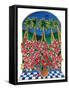 Poinsettias and Palm Trees-Stockbyte-Framed Stretched Canvas