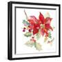 Poinsettias II-Lanie Loreth-Framed Art Print