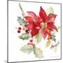 Poinsettias II-Lanie Loreth-Mounted Art Print