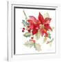 Poinsettias II-Lanie Loreth-Framed Art Print