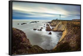 Point Arena Lighthouse In Mendocino County-Joe Azure-Framed Photographic Print