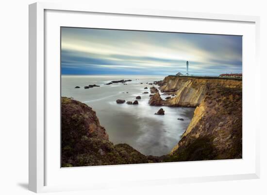 Point Arena Lighthouse In Mendocino County-Joe Azure-Framed Photographic Print