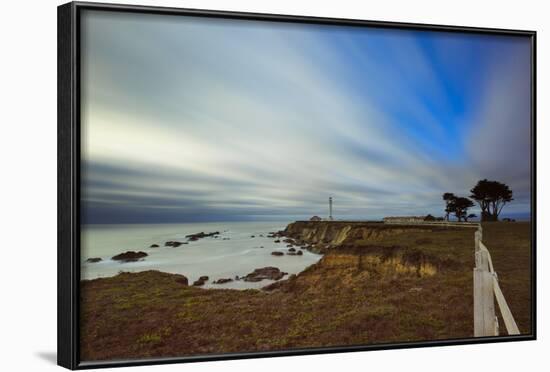 Point Arena Lighthouse In Mendocino County-Joe Azure-Framed Photographic Print