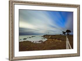 Point Arena Lighthouse In Mendocino County-Joe Azure-Framed Photographic Print