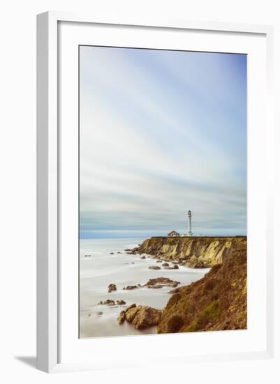 Point Arena Lighthouse In Mendocino County-Joe Azure-Framed Photographic Print